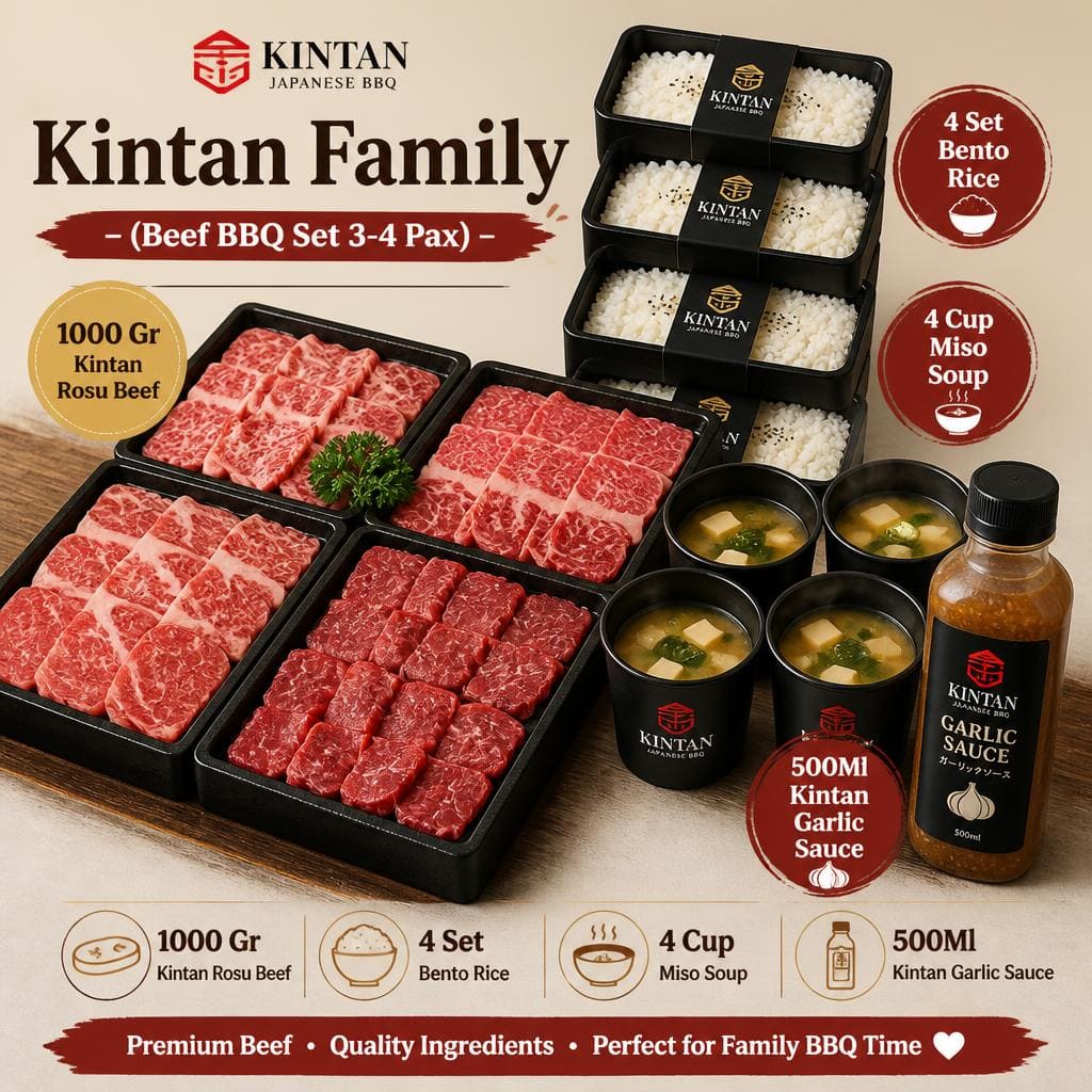 Kintan Family Beef BBQ Set 3-4 Pax Shaburi